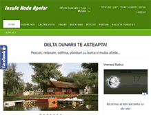 Tablet Screenshot of cazare-delta.ro